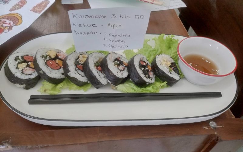 Projek pembuatan sushi dji