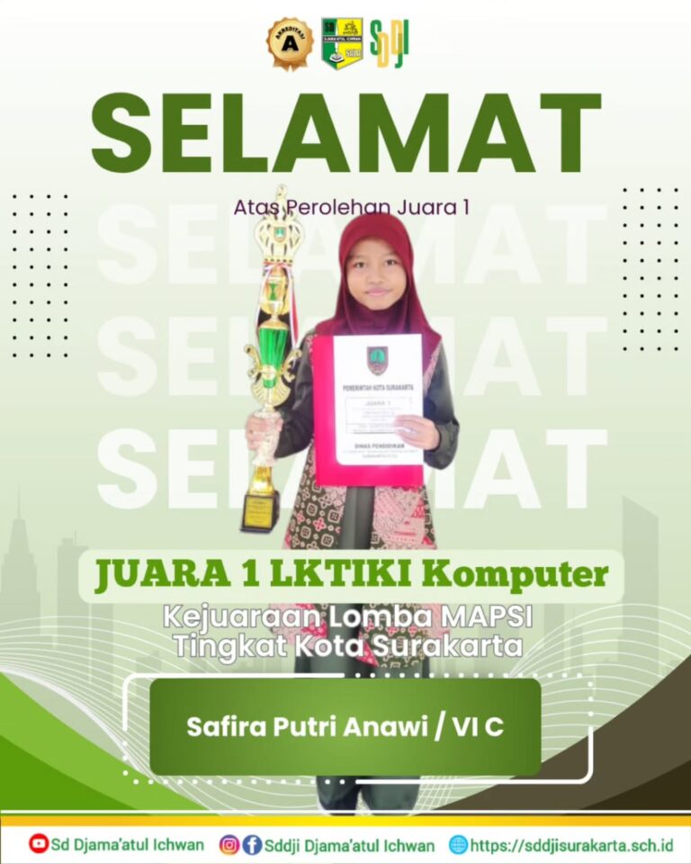 Instagram post from sd_djamaatul_ichwan. This post is in position 8.